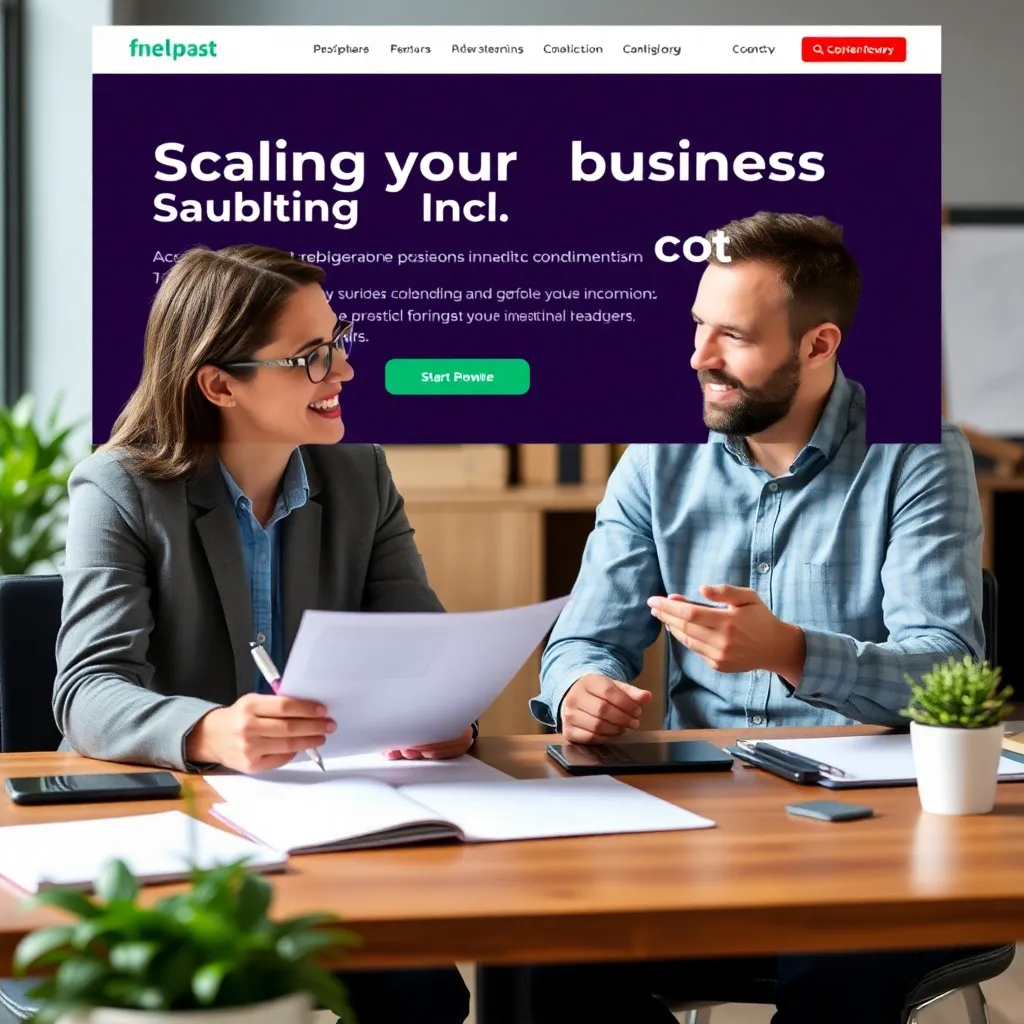 Finansal danışman ve işletme sahibi toplantı halinde