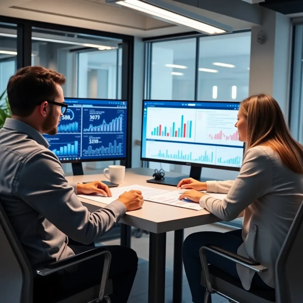 İşletme büyümesi için finansal strateji planlama toplantısı